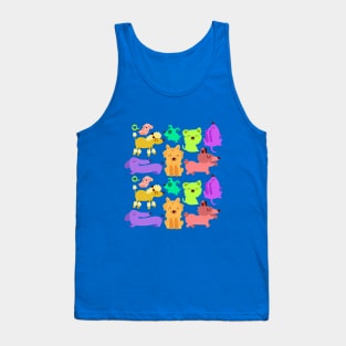 Colorful doggos Tank Top